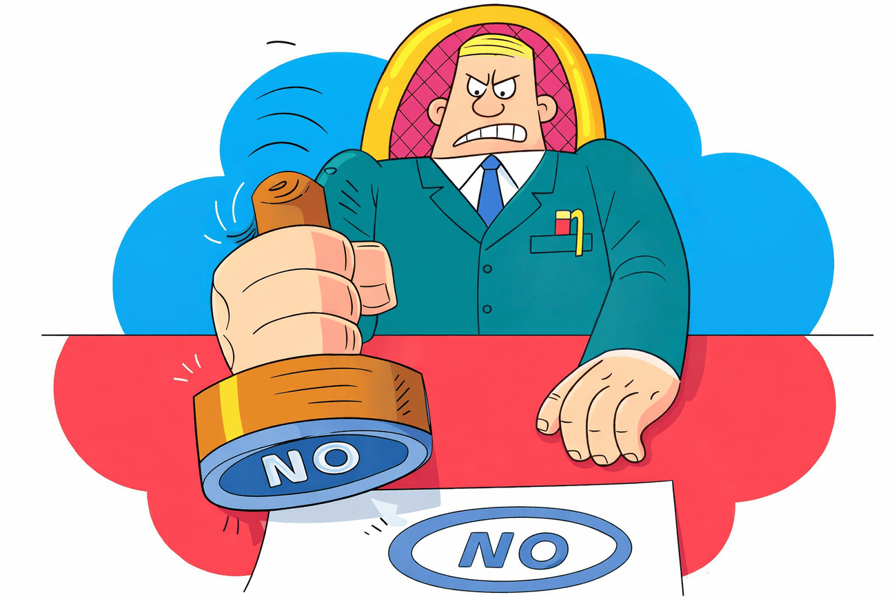 Иллюстрация глагола forbid